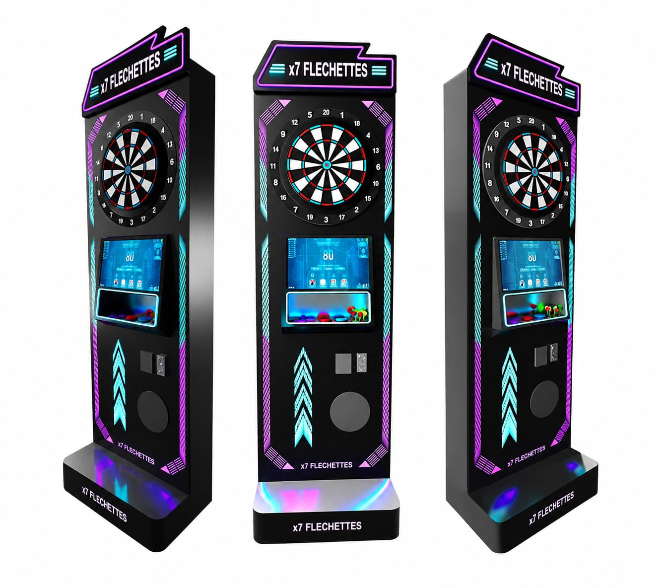 X7 fléchettes interactives