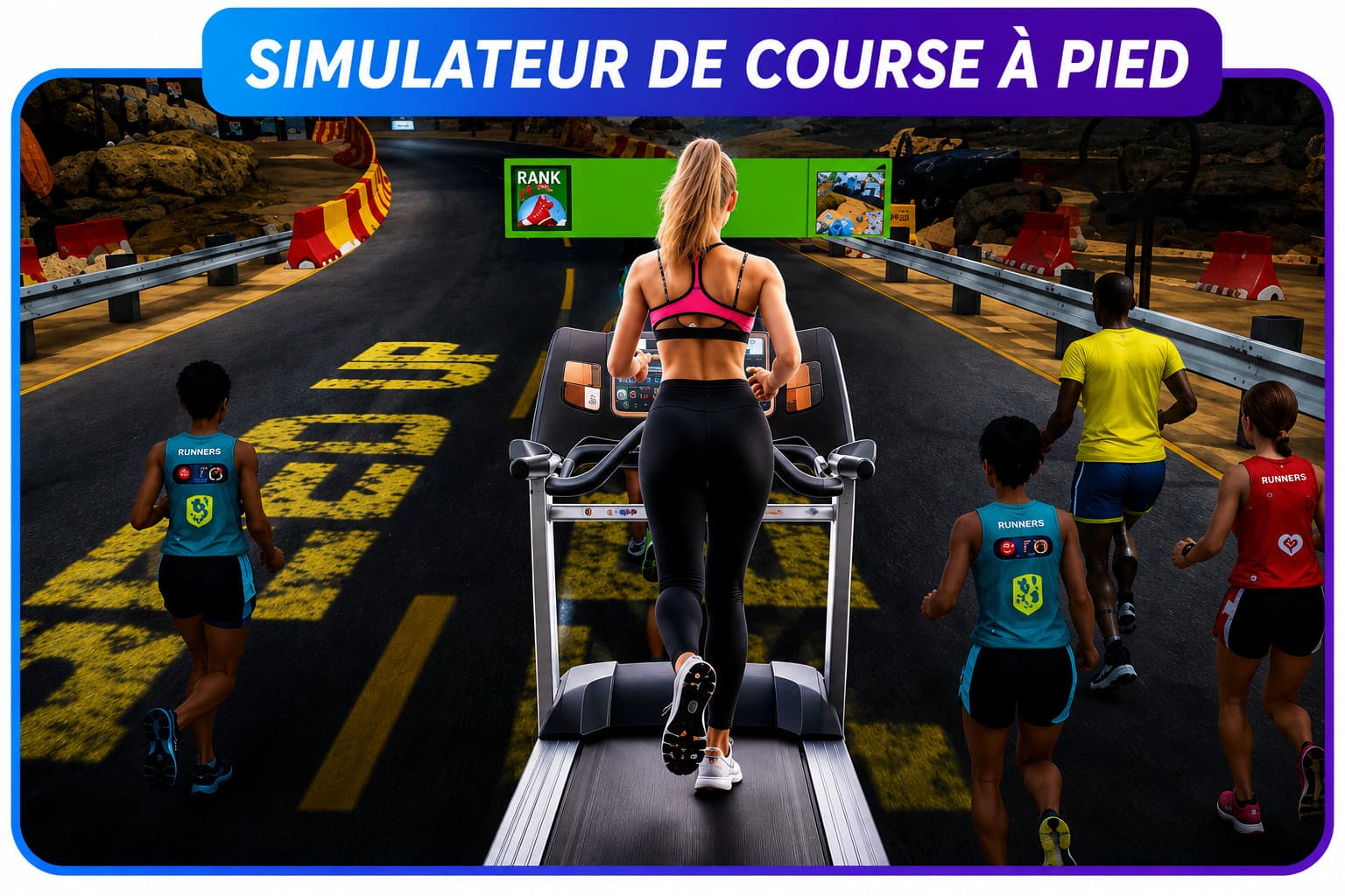 Simulateur de course à pied
